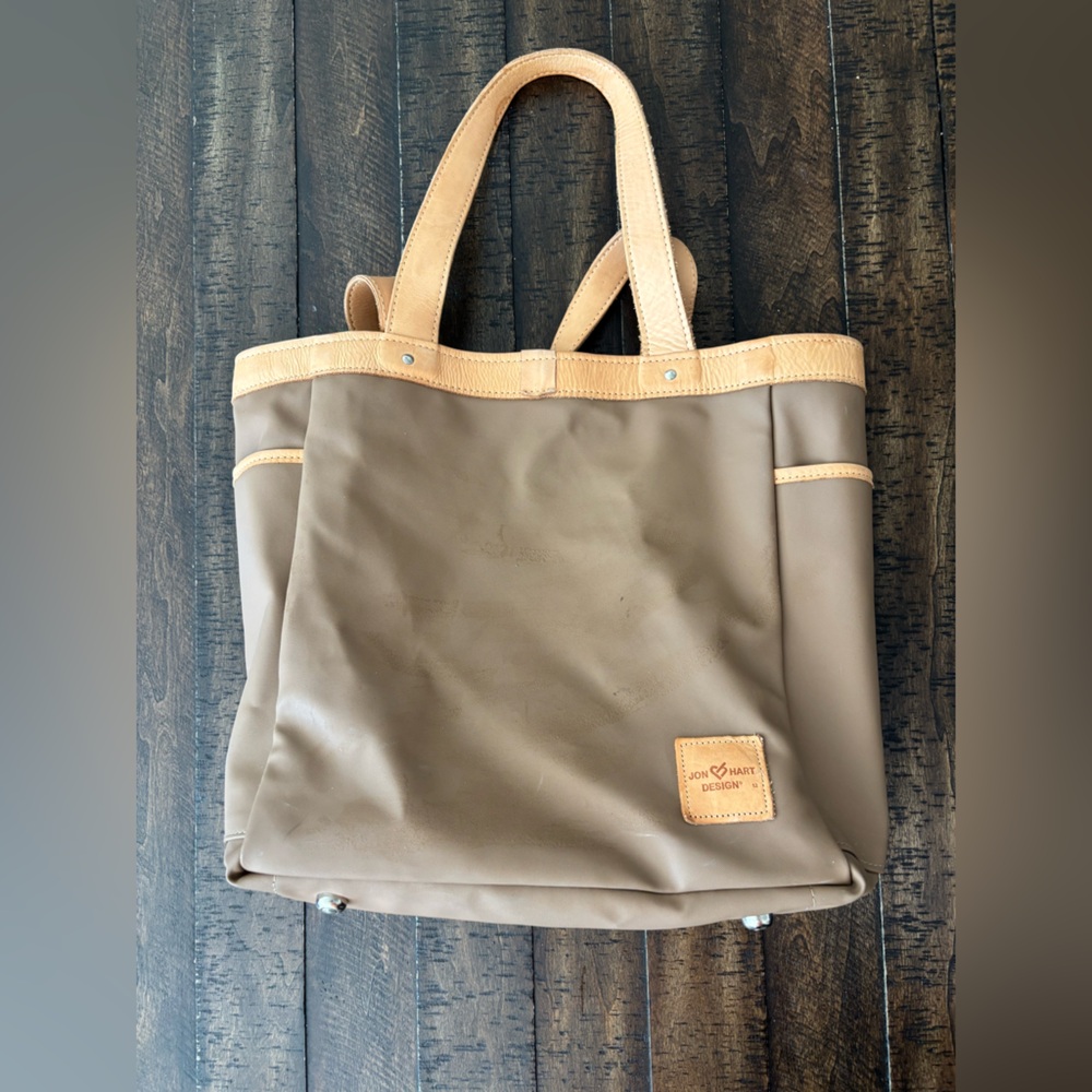 John Hart Left Bank Tote Brown Michael Anna - Picture 3 of 9
